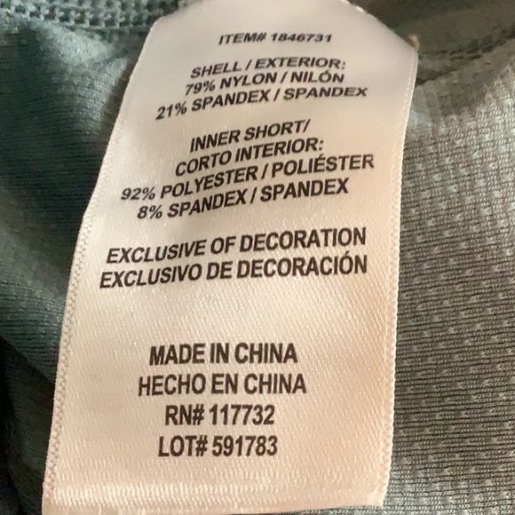 Soybu Size XXL Skort Green Skirt Inner-Shorts Pockets Elastic Waist Stretch. New - Picture 6 of 6